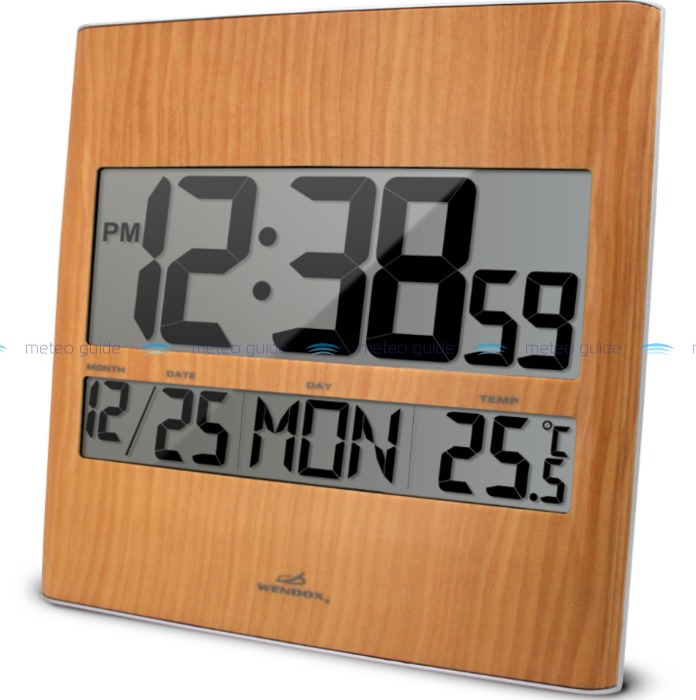 Электронные настольные/настенные часы с термометром Wendox WA113