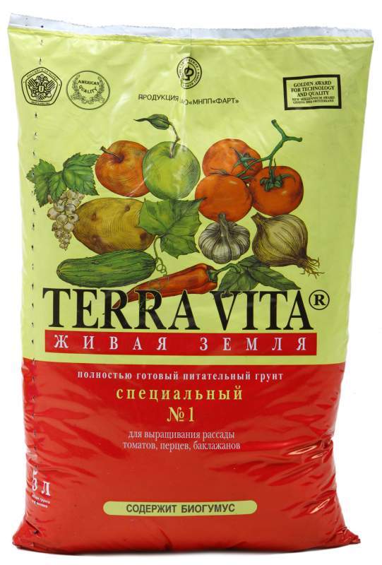 Питательный грунт Живая Земля® (Terra Vita®) Специальный №1