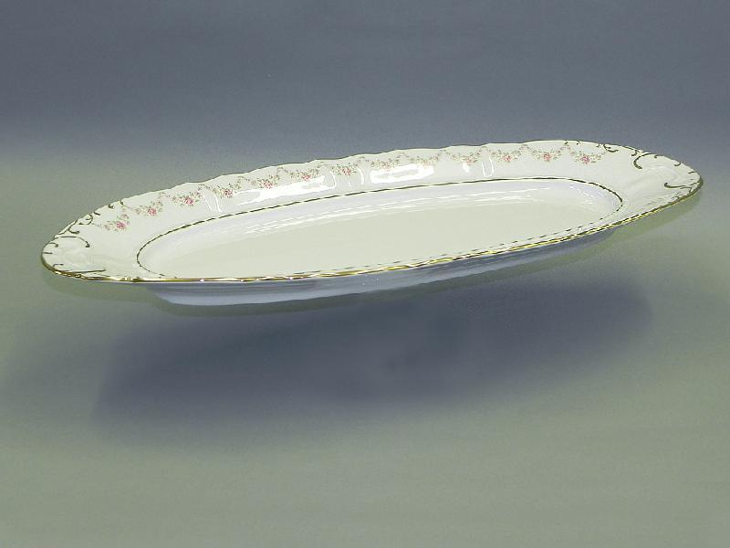 Блюдо овальное 55,5см, форма сабина, 0158, фарфор, leander (655224)