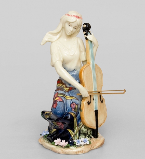 JP-37/ 9 Статуэтка девушка Волшебная виолончель (Pavone) (921821)