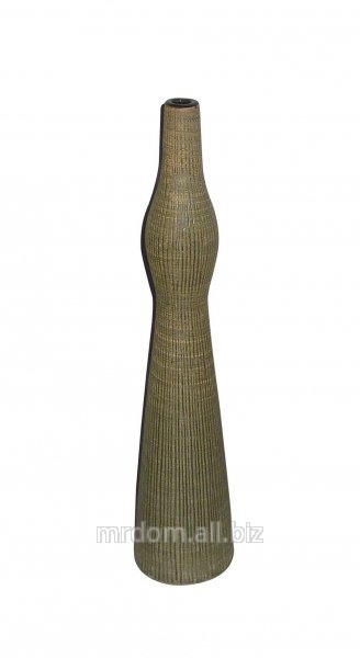 Керамическая ваза, светлое дерево, плетеная (817483)
