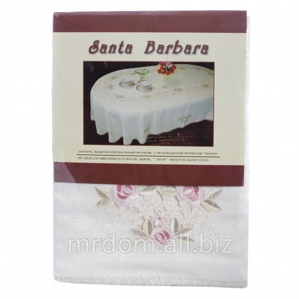 Скатерть 137х180см тефлоновая овал (790833)