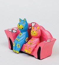В1-0286 d статуэтка mini кошки на диване (в упаковке), 8 видов (784641)