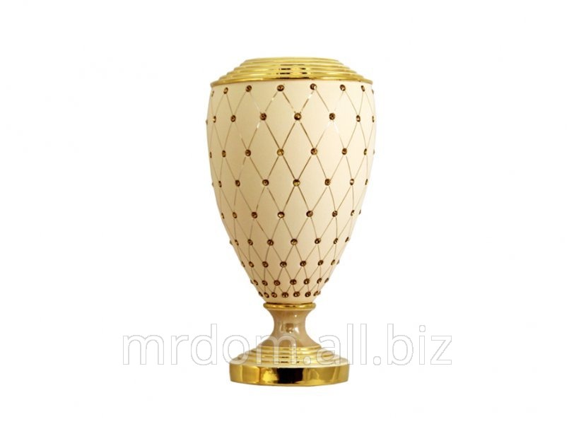 Ваза декоративная Murano Cream Gold (920028)