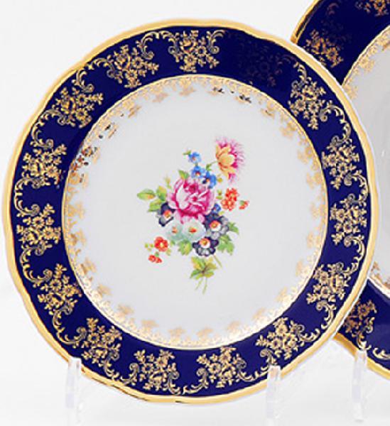 Набор тарелок мелких 6 шт. 19см, форма мэри энн, 0086, фарфор, leander (655481)
