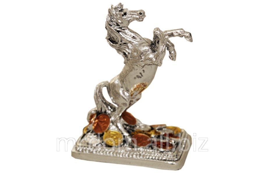 Статуэтка лошадь с монетами (серебро) (872027)