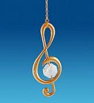 AR-1026/ 2 подвеска "скрипичный ключ" с цв.кр. (юнион) (778497)
