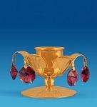 AR-2561/ 1 подсвечник "модерн" с цв.кр. мал. h-3,5 см. (юнион) (777946)