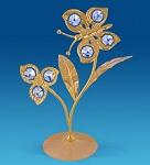 AR-2633 фигурка "бабочка на цветке" 19 см.(юнион) (778336)