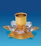 AR-2604 подсвечник "цветок" мал. h-4 см. (юнион) (778334)