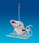 AR-1310/ 1 фигурка "сани" посеребр. с цв.кр. (юнион) (867995)