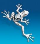 AR-1277 фигурка "лягушка тропическая" посеребр (юнион) (778980)