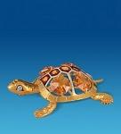 AR-4026/ 1 фигурка "черепаха" нов. с эмалью и цв.кам. (юнион) (778200)