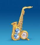 AR-4390/ 5 фигурка с часами "саксофон" (юнион) (778075)