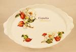 Блюдо овальное "белая камелия" (694916)
