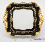 Блюдо "Ювел синий 801" 21см. квадратное без ножки (937219)