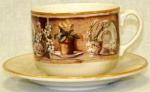Чашка с блюдцем "кантри" (646327)