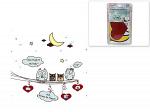 Фоторамки настенные, набор 5шт. с декоративной наклейкой "Совы" 150х80см. (17*12см.) (винил) (подарочная упаковка с хедером) (902331)