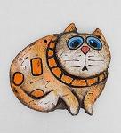 KK-203 панно "кот-колбасный" шамот (873139)