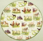 Обеденная тарелка "ферма" (640936)