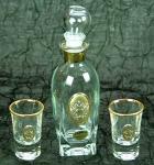 Подарочный набор для ликёра и водки "герб" 15*24см" (664948)