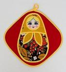 Прихватка "матрешка" квадратная (886538)