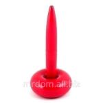 Ручка на подставке цветная розовый (900204)