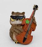 RV-125 фигурка-сова "музыкант оливер" (w.stratford) (861271)