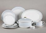 Сервиз столовый 25 предм., форма сабина, 243c, фарфор, leander (654380)