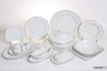 Сервиз столовый "Бернадот белый" на12перс.67пред. (937424)