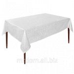 Скатерть беатрис цвет белый (01) 160х145 см (883867)