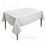 Скатерть овальная арлет цвет белый(01)220х175см (884062)