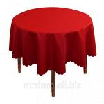 Скатерть овальная люцерн цвет бордовый (09) 250х150 см (882622)