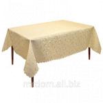 Скатерть овальная париж цвет бледно-кремовый (92) 180х150 см (882638)