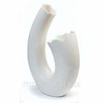 Ваза декоративная "белый рог" большая (847065)