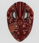 10-022 маска "птица амадина" (батик, о.ява) 30см (888738)