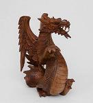 15-002 статуэтка "крылатый дракон" 40 см суар (886811)