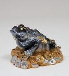 15769 фигурка гипсовая "жаба трехлапая" сред. эк. (799069)