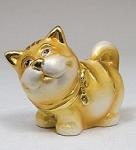 15801 копилка гипсовая "кот толстяк" зол. (779261)