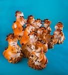 AF 1004 копилка "бык" 13см. 12/асс. (781638)