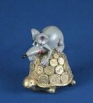 Фигура гипсовая "крыса на черепахе" pn (779133)