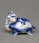 Фигурка "черепаха" (гжельский фарфор) (818078)