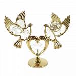 Фигурка декоративная "голуби с сердцем" 8см" (659247)