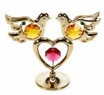 Фигурка декоративная "голуби с сердцем" 7см" (659246)