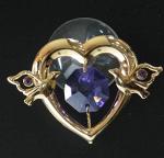 Фигурка декоративная "сердце" на присоске 3см" (659582)