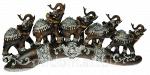 Фигурка декоративная семь слонов (727382)