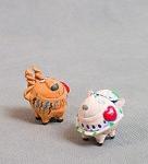 Фигурка керам. "колобашка" микро. (779100)