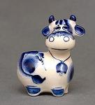 Фигурка "корова" бол. (гжельский фарфор) (818042)