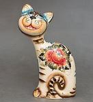 Фигурка "кот-гоша" цв. (гжельский фарфор) (842892)