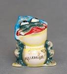 Фигурка "лягушка царевна"цв. (гжельский фарфор) (811206)